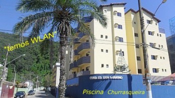 San Marino em Ubatuba Praia Grande, Temos WLAN !! elevador, garagem, piscina, sauna, churrasqueira